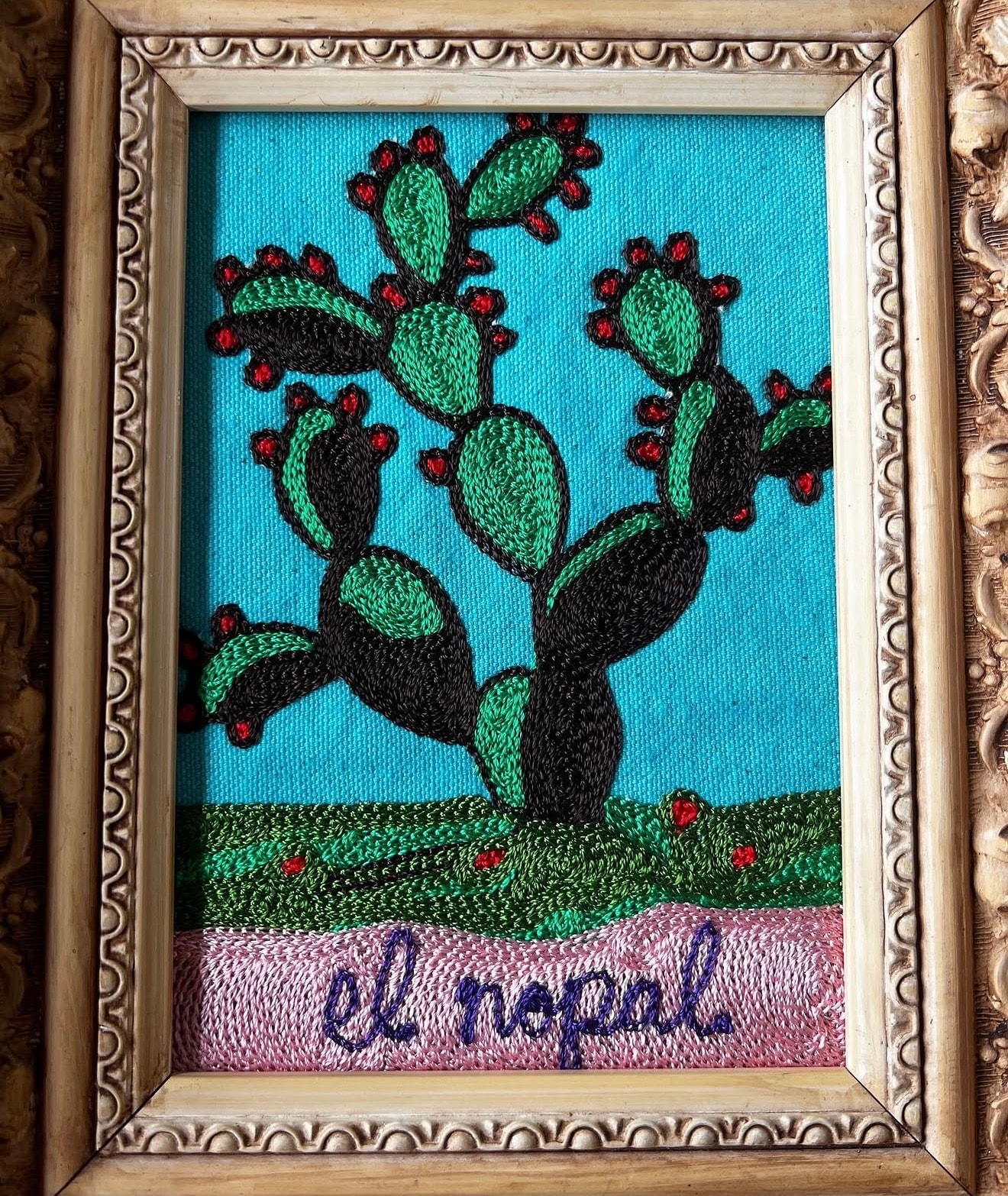 Embroidery hoop needlework thread craft